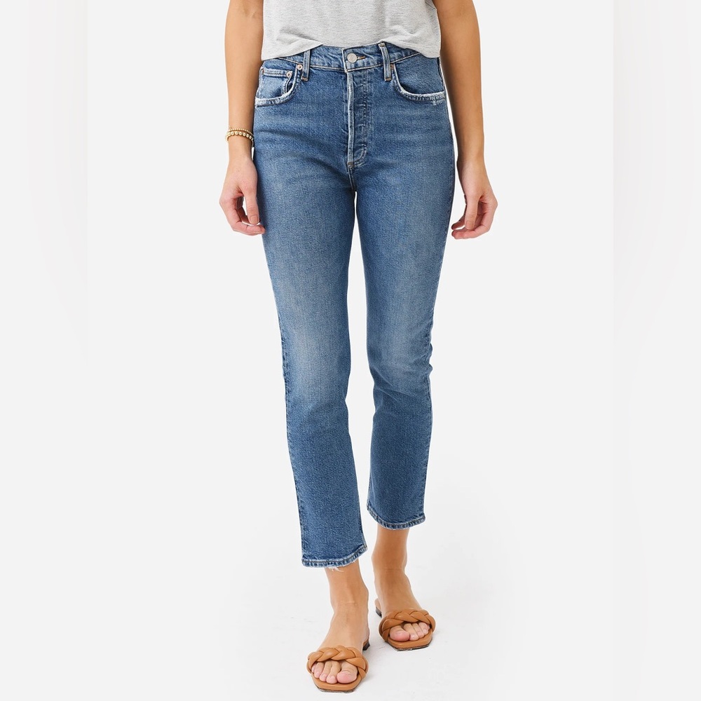 Agolde Riley crop jean